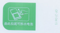 Oppo Sticker - Battery Extracting Sticker Oppo Common Right Transparent - 5181653